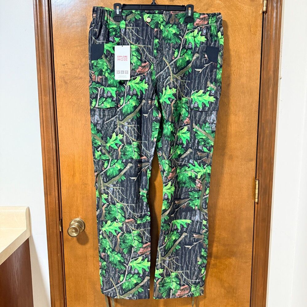 ASSDASH Invis Men’s Stretch Hunting Pants Water Resistant Camo Fishing Pant